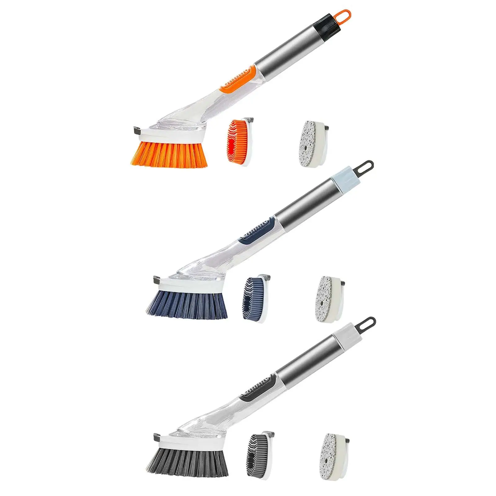 

Dish Brush with Soap Dispenser Scrubbing Dish Brushes No Leaking for Pot Pan