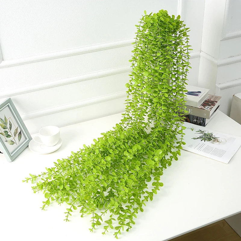 

Искусственная ротанговая ивовая листья, висячая на стену, фотоплетеная подвеска на весну, свадьбу, украшение для дома и сада