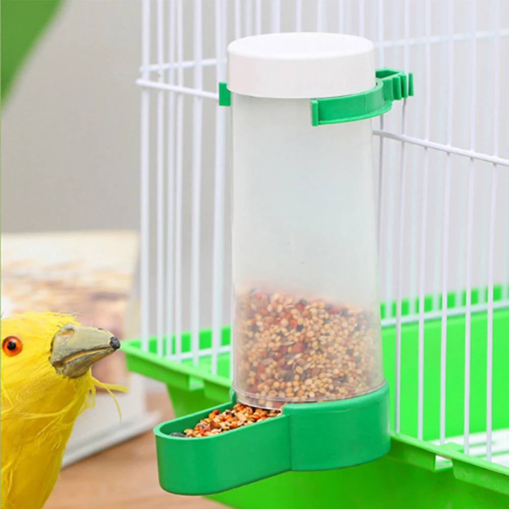 Bird Feeder Water Drinker Automatic Drinking Fountain Pet Parrot Cage Bottle Drinking Cup Bowls Pet Bird Supplies Dispenser