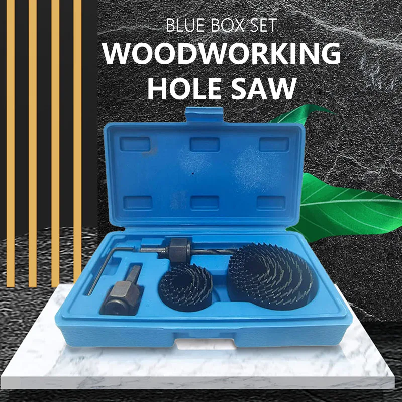 Бесплатная доставка Деревообрабатывающие инструменты Набор отверстий для