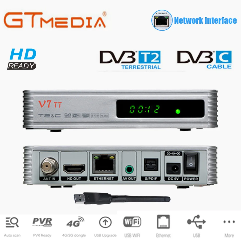 Спутниковый ТВ-приемник Gtmedia V7 HD-приемник поддержка Φ 1080P