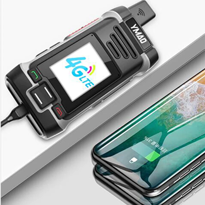 4G Network Radio Zello Walkie Talkie Long Range 3000mAh Transceiver HAM Mobile Radio 4G Wifi Walkie Talkie 100km