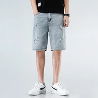 new summer mens denim shorts fashion ripped section casual hole jeans short streetwear hip hop denim shorts pants plus size