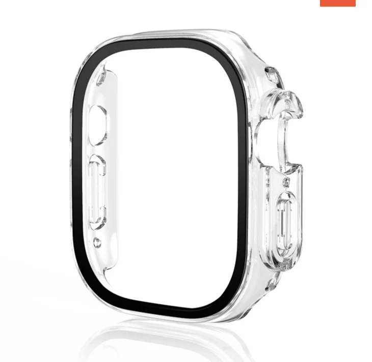 

Case+Bands for Apple Watch Band 44mm 40mm 42mm 38mm with Screen Protector Cover, Glass+Silicon Wristband Strap for iwatch 654321
