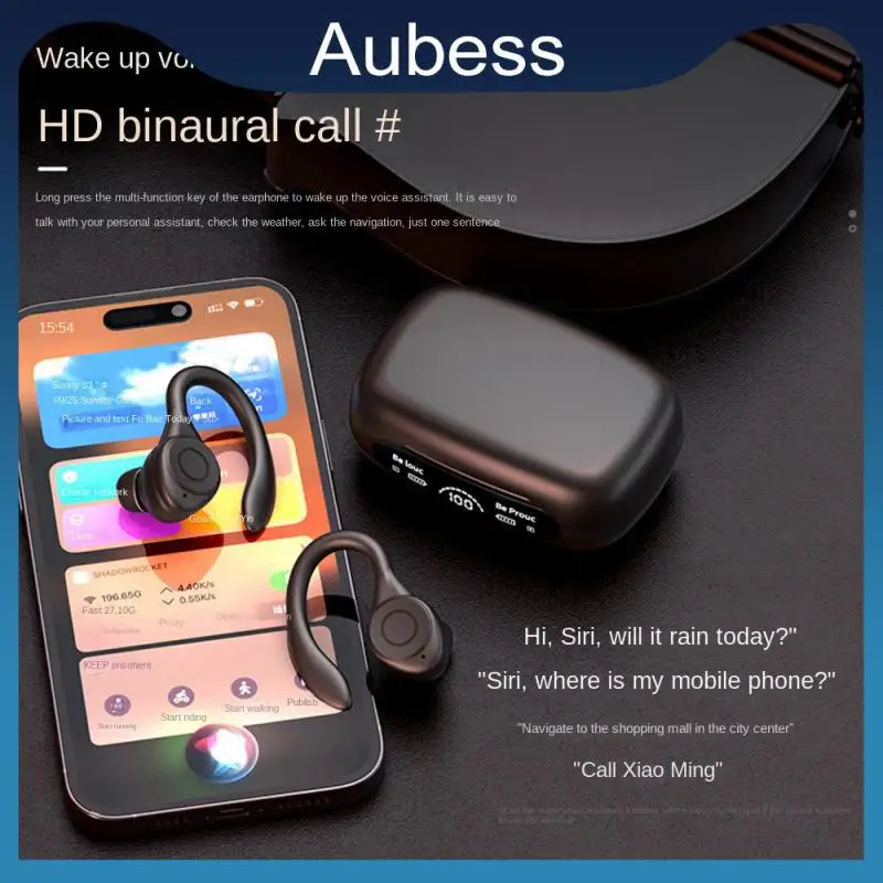 

Comfortable Ear Hanging Type Earphone Binaural Communication High Definition Call Sound Quality Y7 Wireless Headset New Headset