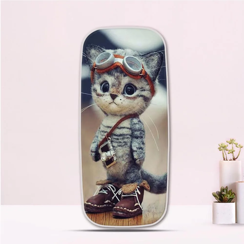 Мягкий чехол из ТПУ для Nokia 105 2019 силиконовый с изображением милого кота животных