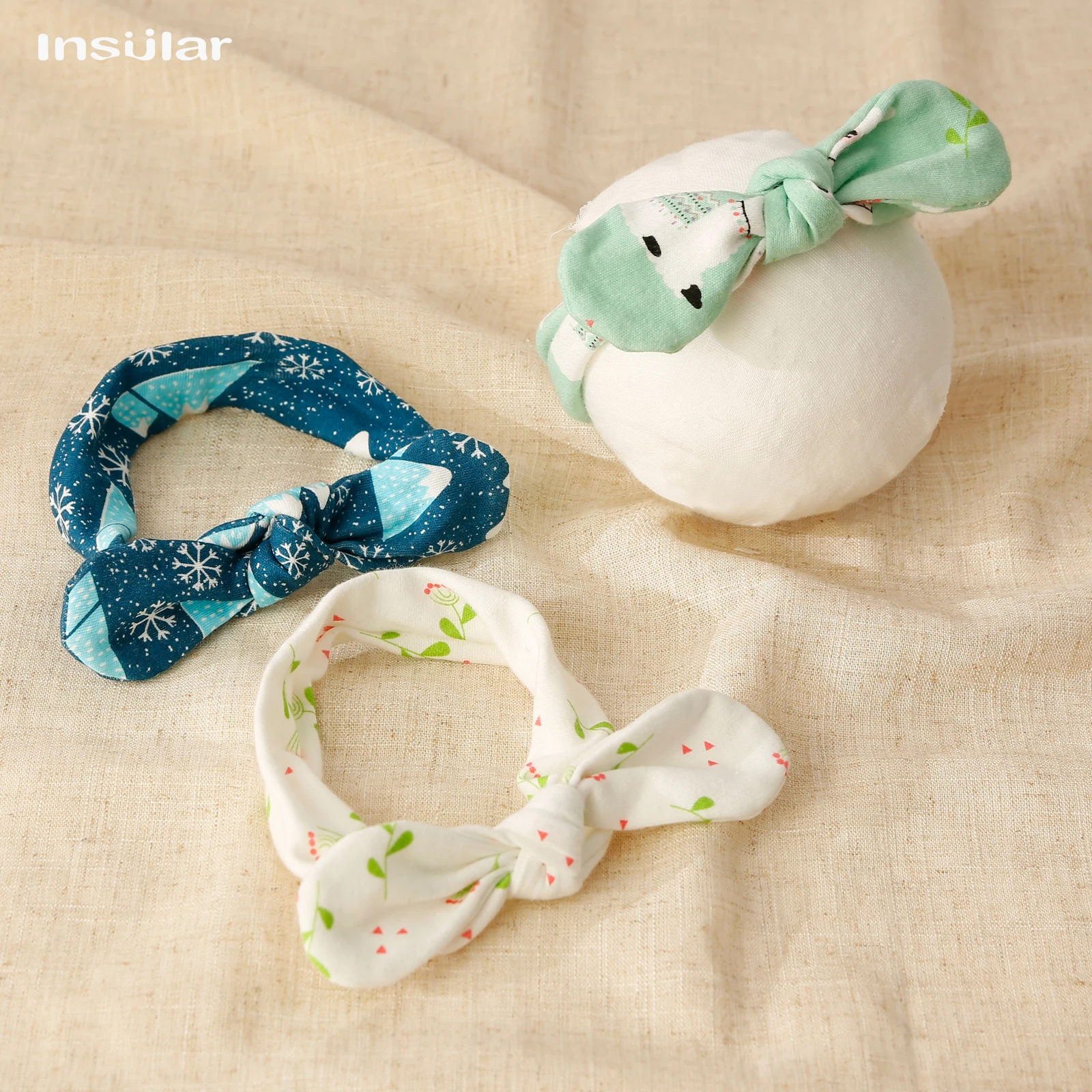

3pcs Baby Girls Headband Set Bow Knot Head Wrap Bandage Kids Toddlers Headwear Hair Band Infant Baby Newborn Hair Accessories