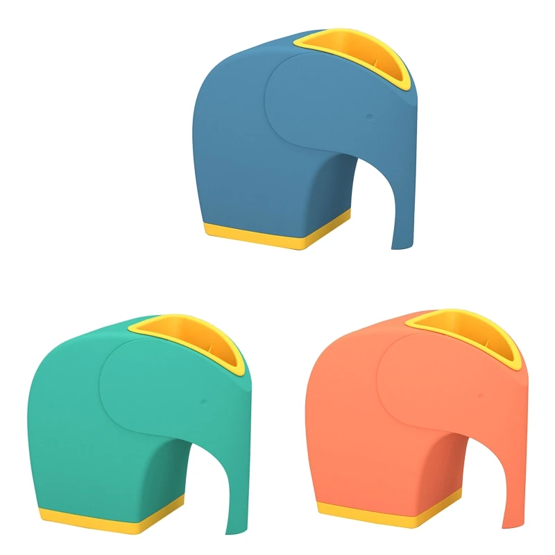 

Creative Elephant Tissue Box Desktop Pen Holder Multifunctional Desktop Storage Organizer Box For Study Room Writing Desk