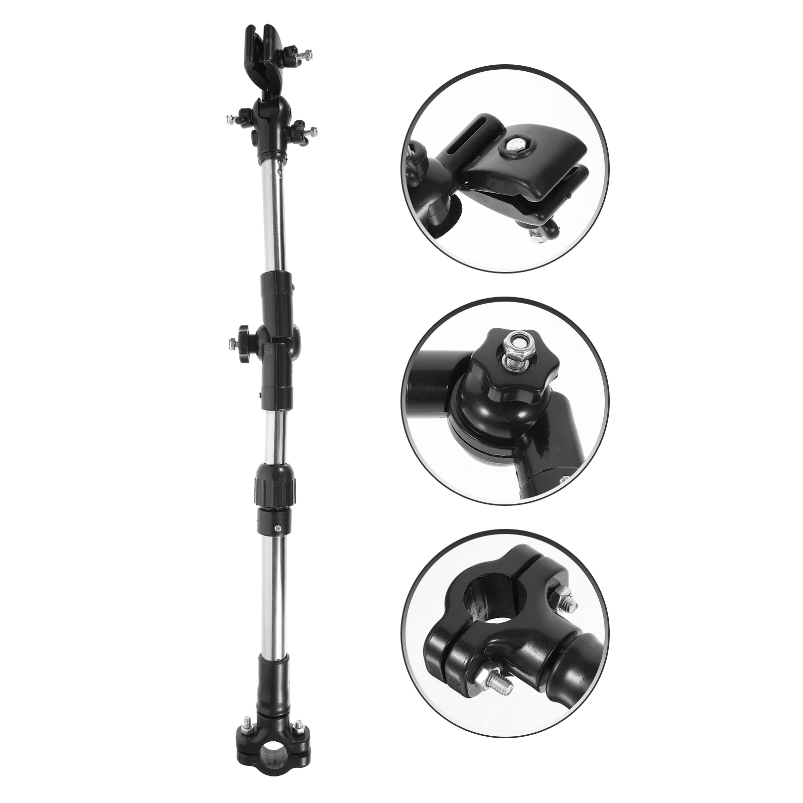 

Outdoor Chair Bike Umbrella Bracket Holder Wheelchair Stand Parasol Attachment Connector Practical