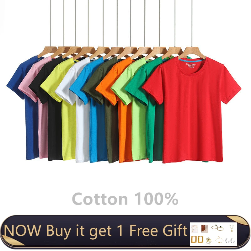 

2022 Brand New Cotton Men T-shirt Pure Color Men T Shirts O-neck Man T-shirts Tops Tees For Male T SHIRT Clothes