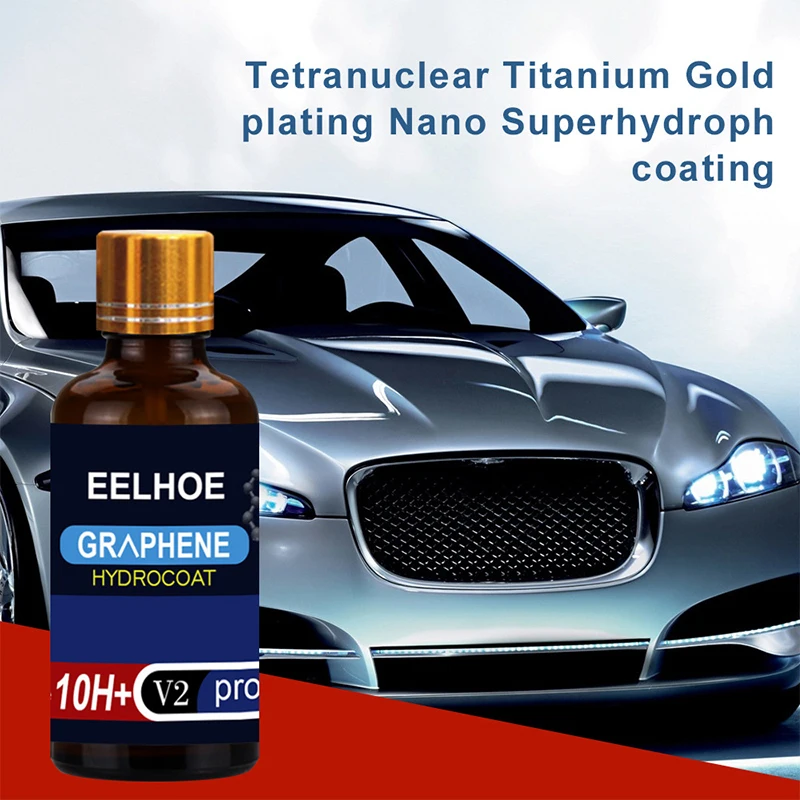 

12H Nano Super Hydrophobic Coating 30/50ML Graphene Car Coating Transparent Nanocrystalline High Gloss Anti-scratch Protection