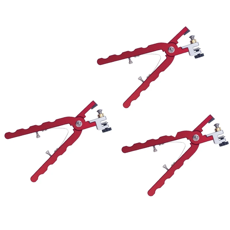 

3X Leather Watch Bracelet Cutting Plier For Straps To Fix Catches Spring Bar Hand Tool Pliers Red Straight