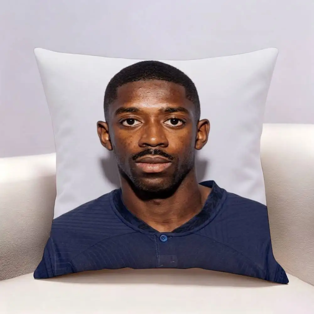 Фото Футбольная наволочка Ousmane D-Dembele с двусторонним принтом, наволочка с принтом для гостиной, чехол для диванной подушки №3