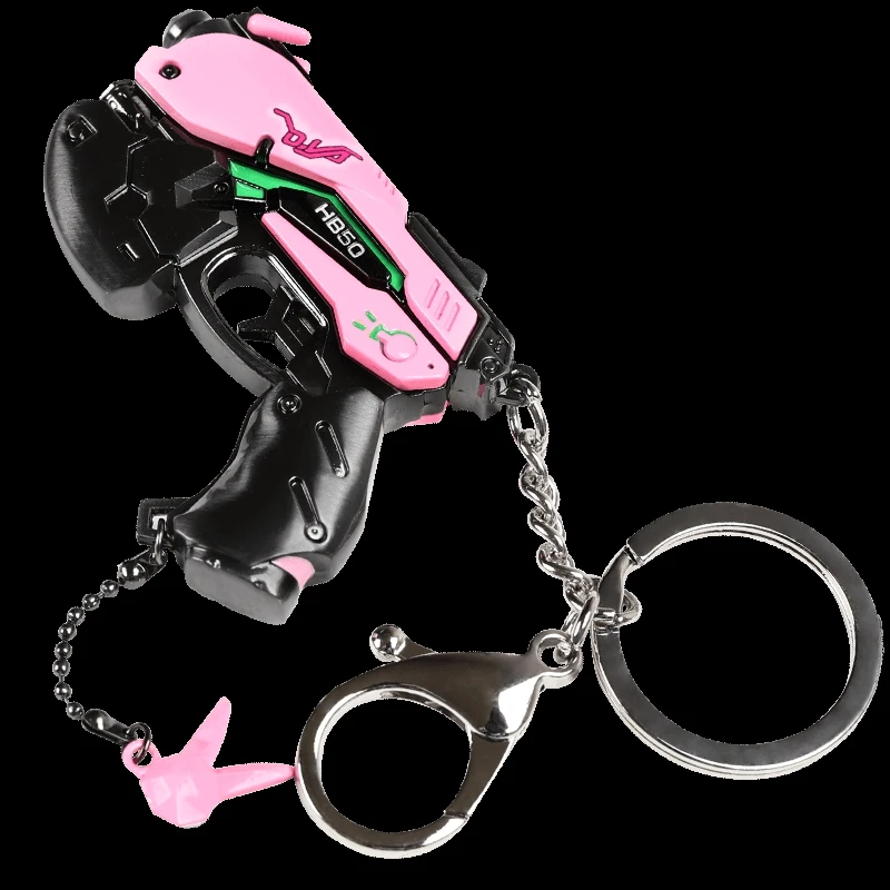 Netcase Overwatch D.va Gun Dva оружия кулон-пистолет реквизит для косплея брелок из цинкового
