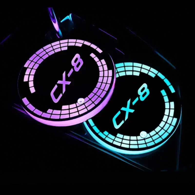 Красочные сменные автомобильные держатели для напитков Mazda CX8 декоративная