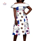 2022 Новое Африканское платье базин Дашики с Африканским принтом короткие платья для женщин с вырезом лодочкой базин роскошная женская одежда
