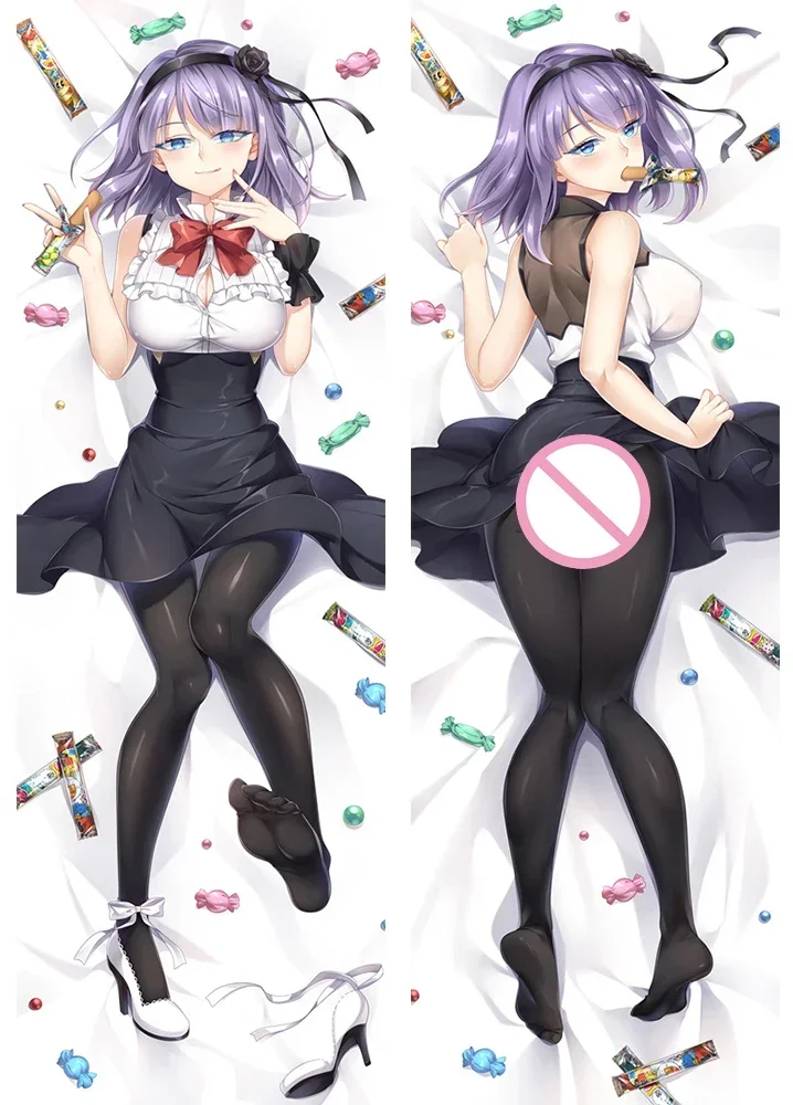 60x180 см аниме Dagashi Kashi Shidare Hotaru Подушка Dakimakura Otaku Waifu Peachskin полный корпус наволочка