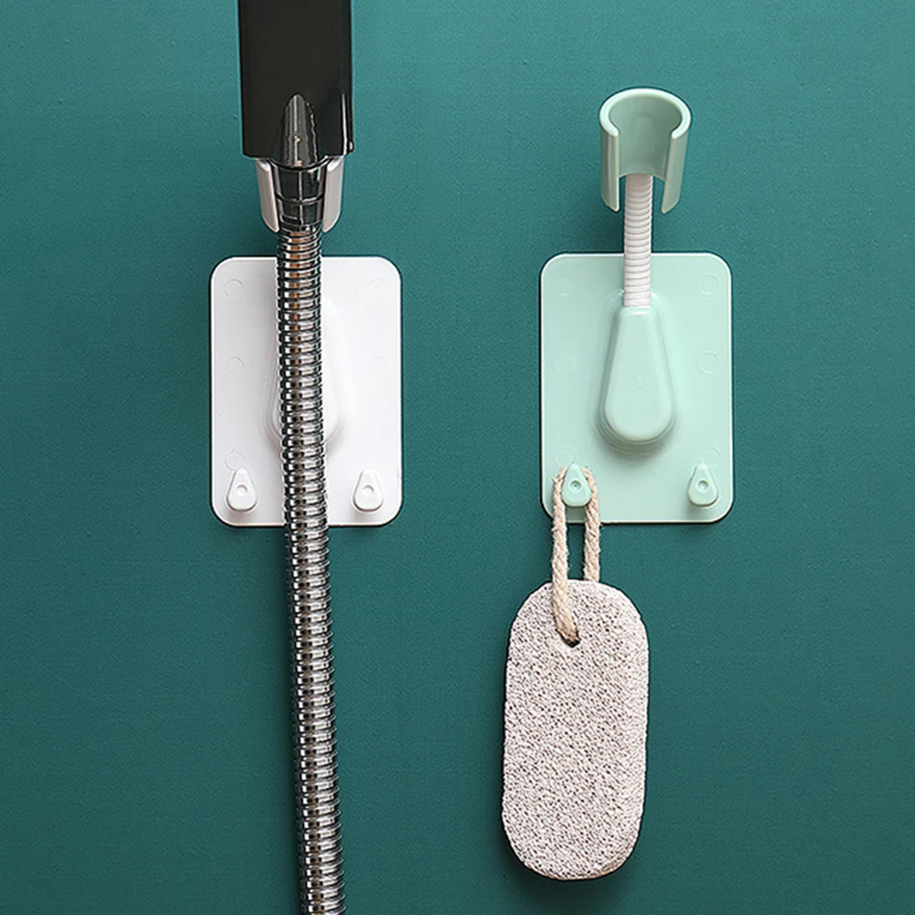 

Shower Head Holder Bathroom Shower 360°Adjustable Universal Self-Adhesive Bracket Hanging Hooks Stand No Punch Wall Mount 1pcs