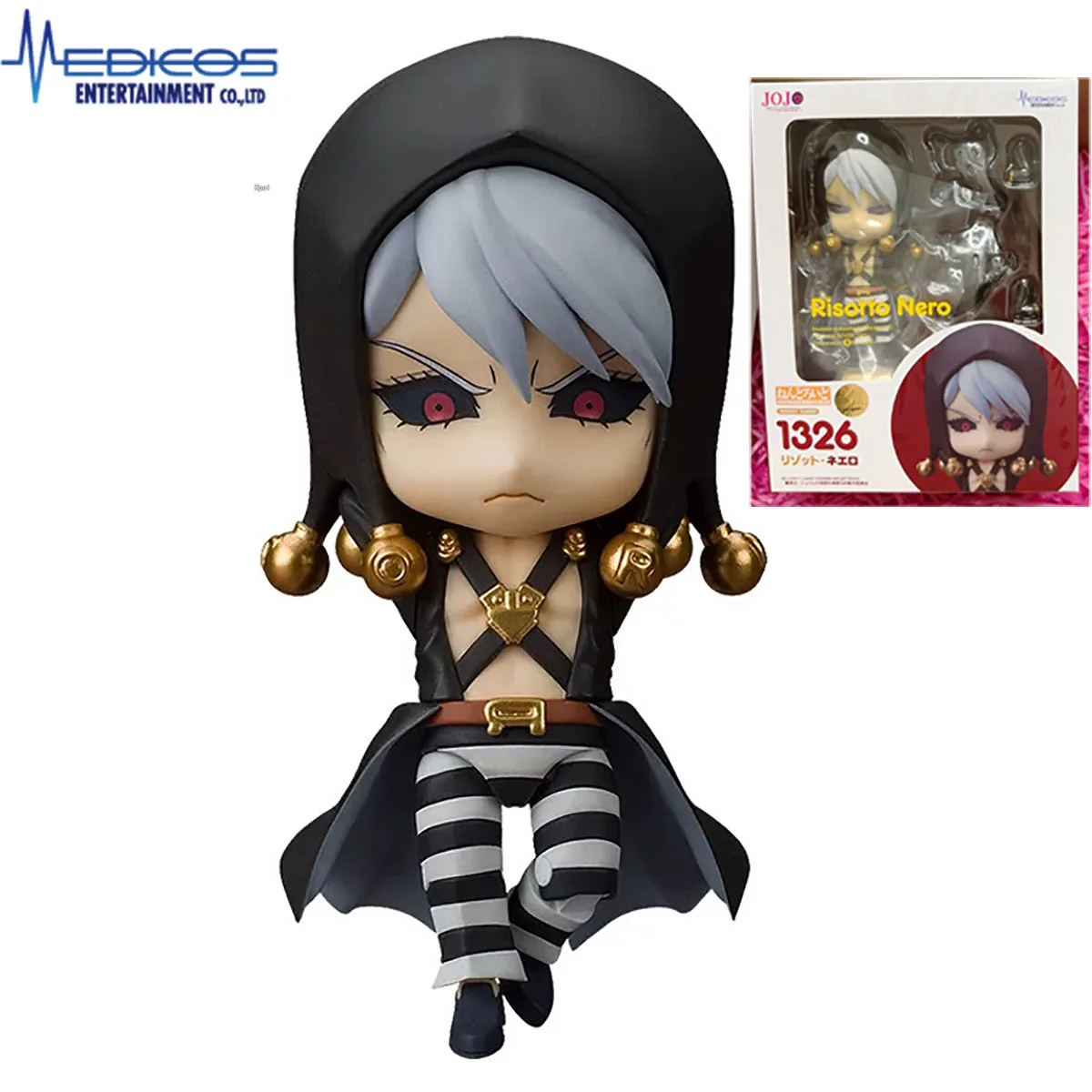 100% оригинал в наличии Medicos Entertainment Nendoroid ( # 1326) Серия Jojo No Kimyou Na Bouken Risotto Nero Collection