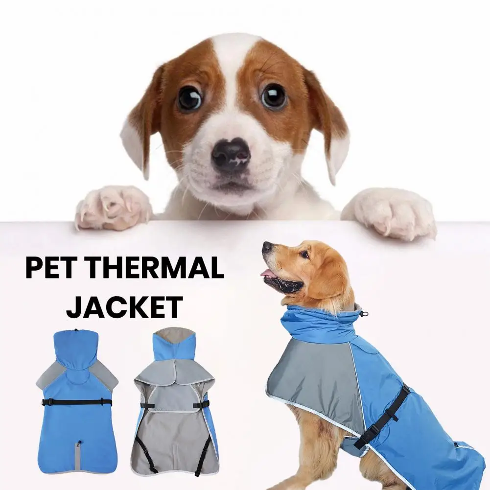 

Reflective Pet Jacket Warm Waterproof Pet Jackets with Reflective Design for Weather Ideal for Small Medium Dogs Dog Clothes