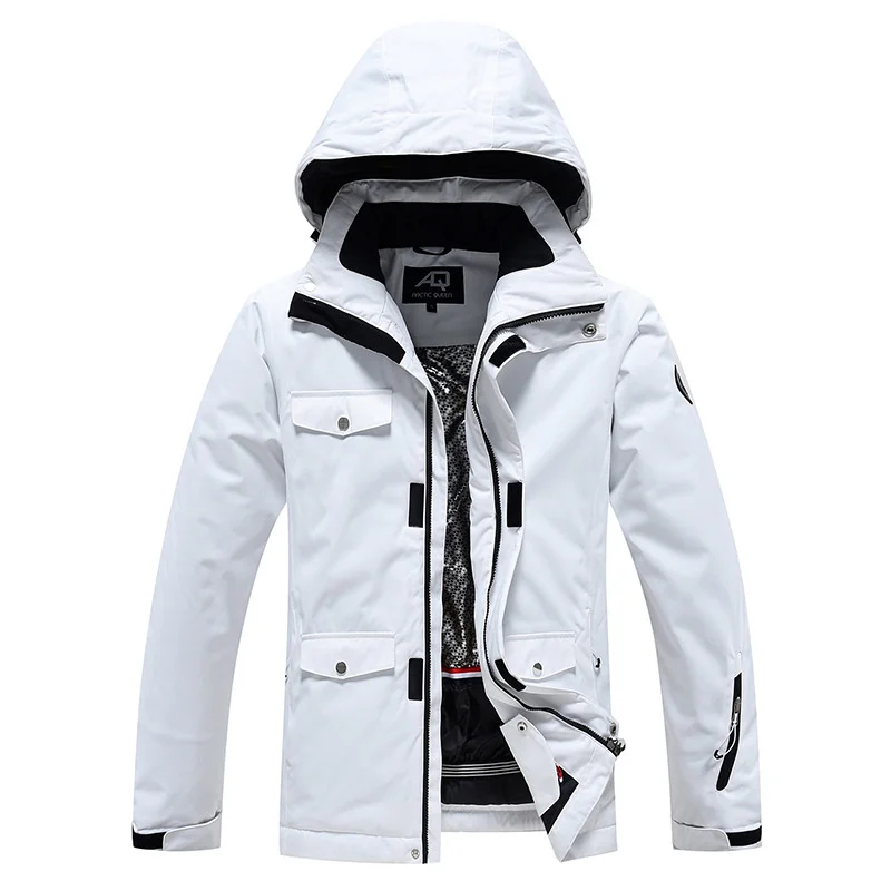 New ski suit men's and women's winter outdoor single board double board White Ski Suit ski suit keep warm and thickened Coat