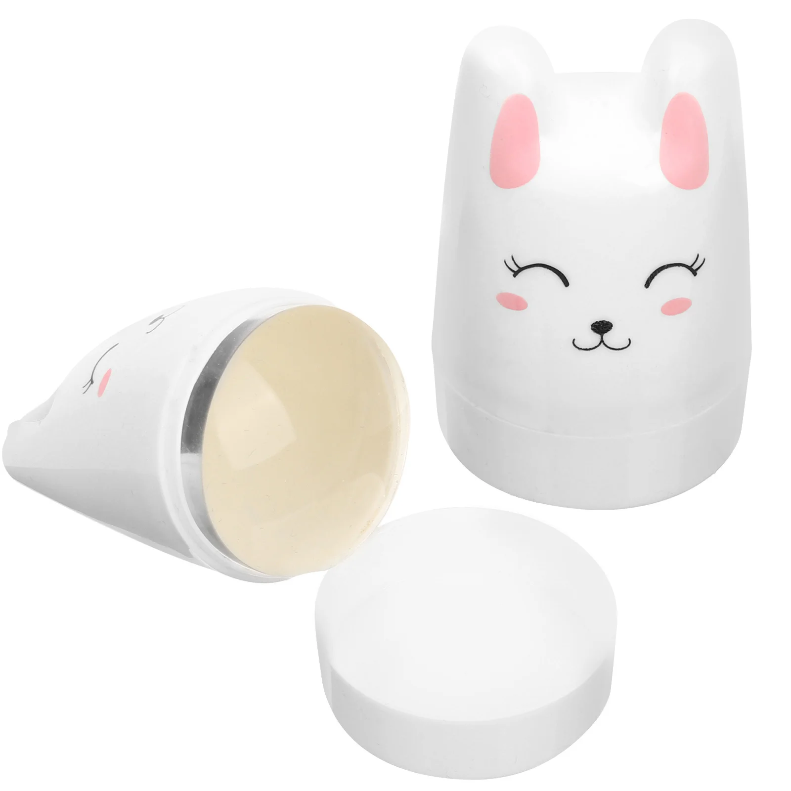 

Stamper Manicure Nail Stamp Nails Scrapers Salon Acrylic Bunny Supplies Pad Ink You Thank Tools Stampers Stamping Jelly Printing