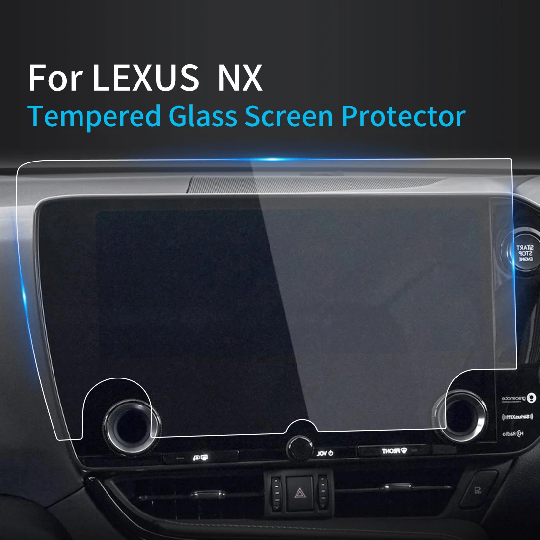 

Защитная пленка для 14-дюймового экрана LEXUS NX 2023 NX260/350/400/450 Φ защита навигатора автомобильные аксессуары