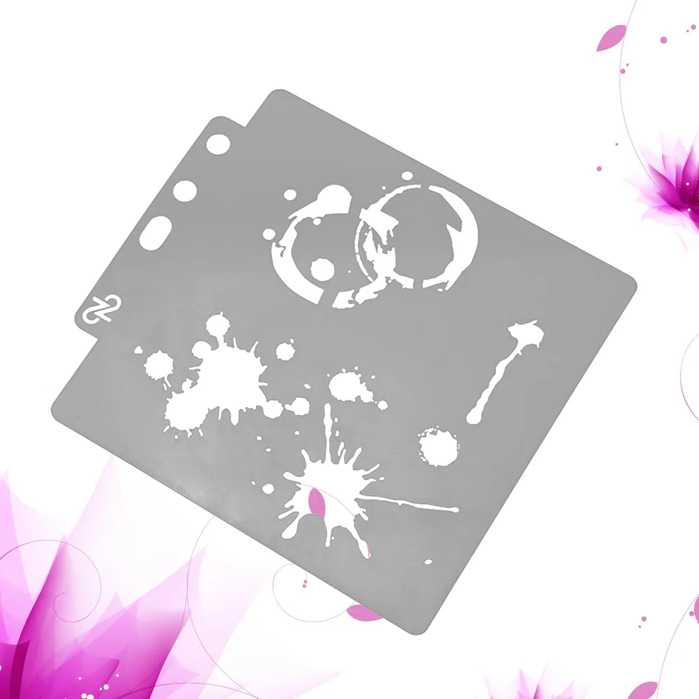 

Drawing Stencil Assorted Patterns Hollow Out Painting Template for Craft Scrapbooking DIY Cake Decor (S08)