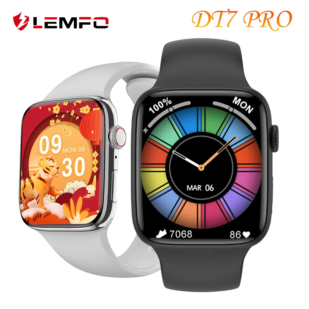 Смарт-часы Lemfo DT7 No1 Pro с функцией отслеживания пульса и сна |