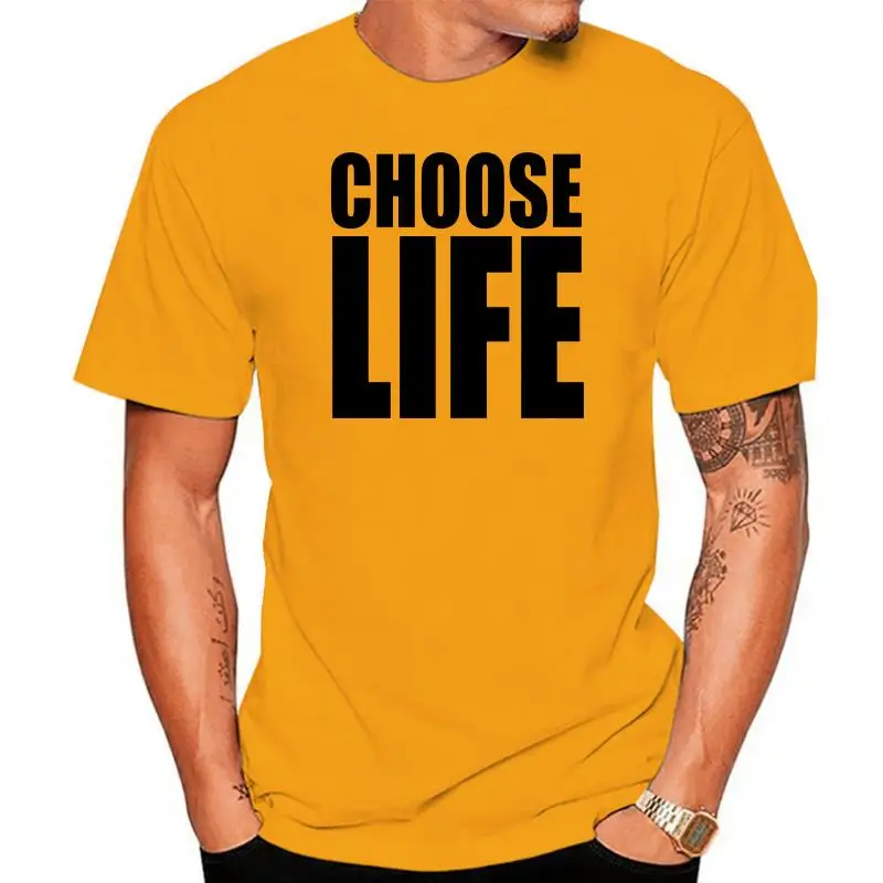 

2022 Printed Men T Shirt Cotton Short Sleeve Choose Life Large Print shirt Women tshirt