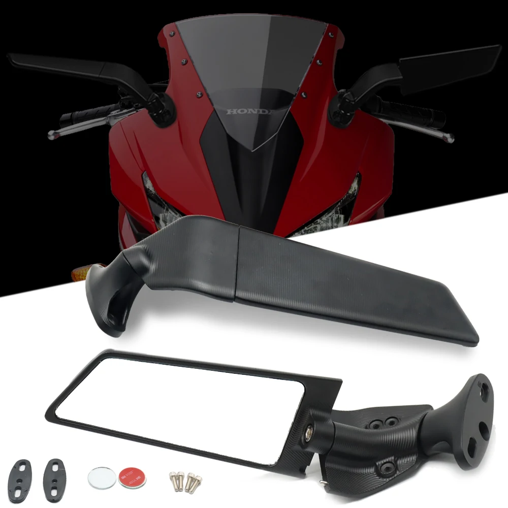 

Зеркало заднего вида для мотоцикла, регулируемое вращающееся боковое зеркало для HONDA CBR250 CBR300 400 500 R RR