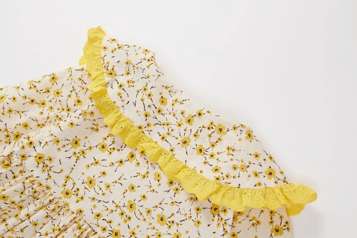 Повседневное платье для маленьких девочек 2024 Детская осенняя одежда Модное