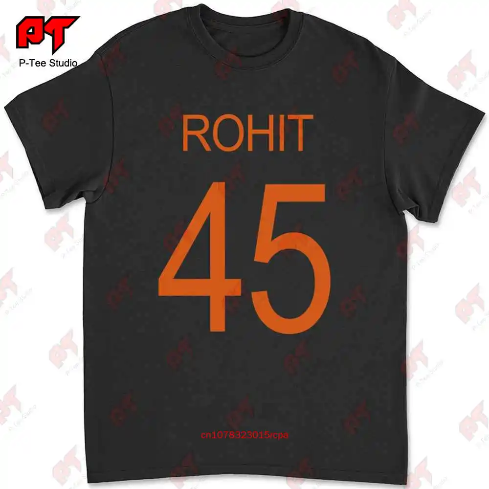 Футболка для крикета Индия стиль Rohit 45 футболка QOHQ