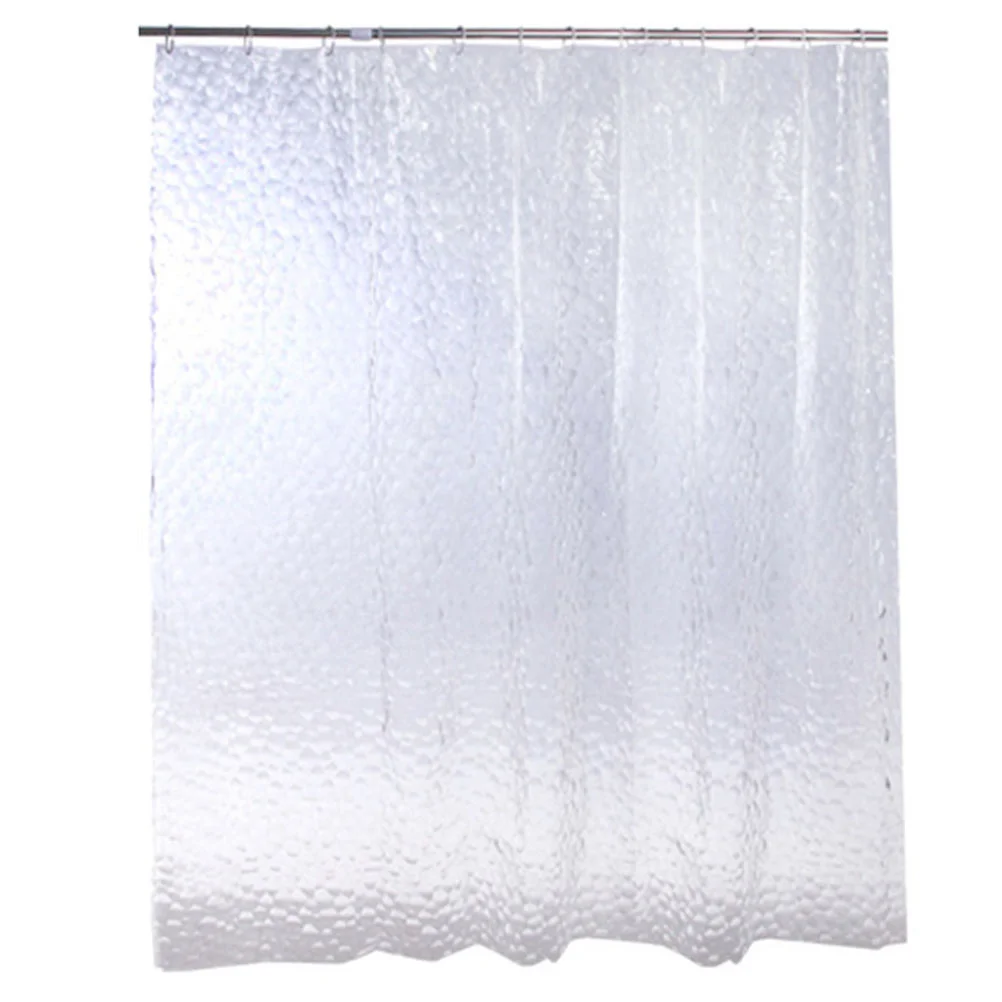 

Bathroom Curtain Liner Stain Resistant Liner Curtain Home Decor 180x200CM ( Transparent )