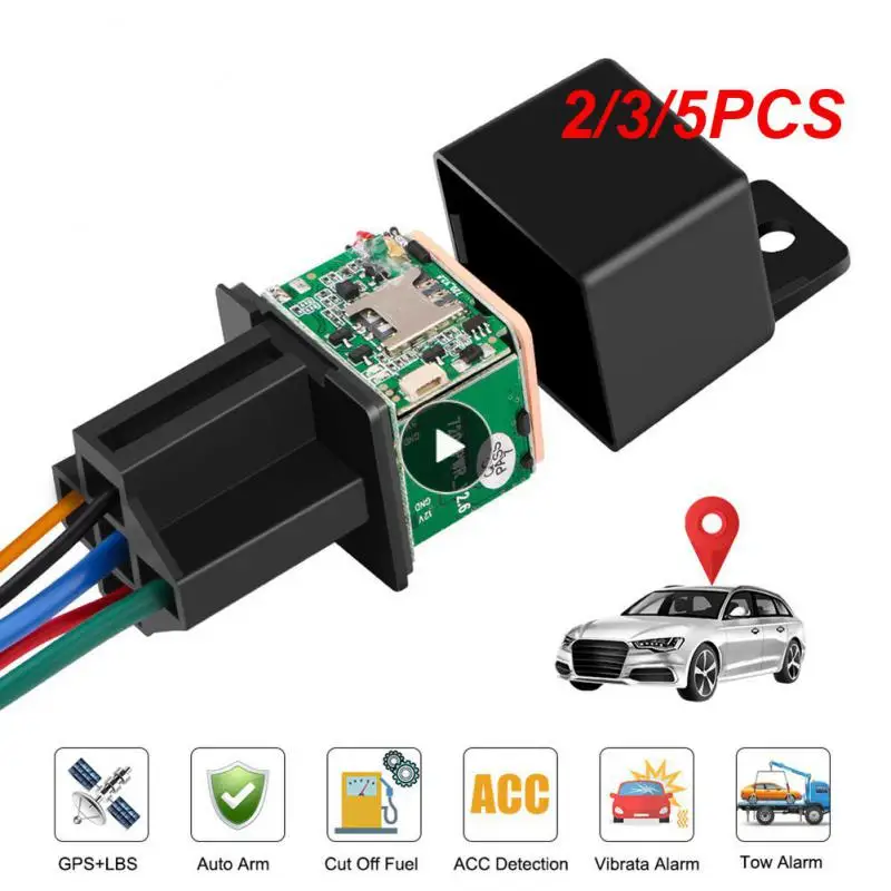 

2/3/5PCS 9-95v 80mah Acc Locator Design Mini Gps Tracker Free App Shock Overspeed Alert Car Accessories Upgrade