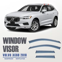 window visor for volvo xc60 2009 2021 auto door visor weathershields window protectors