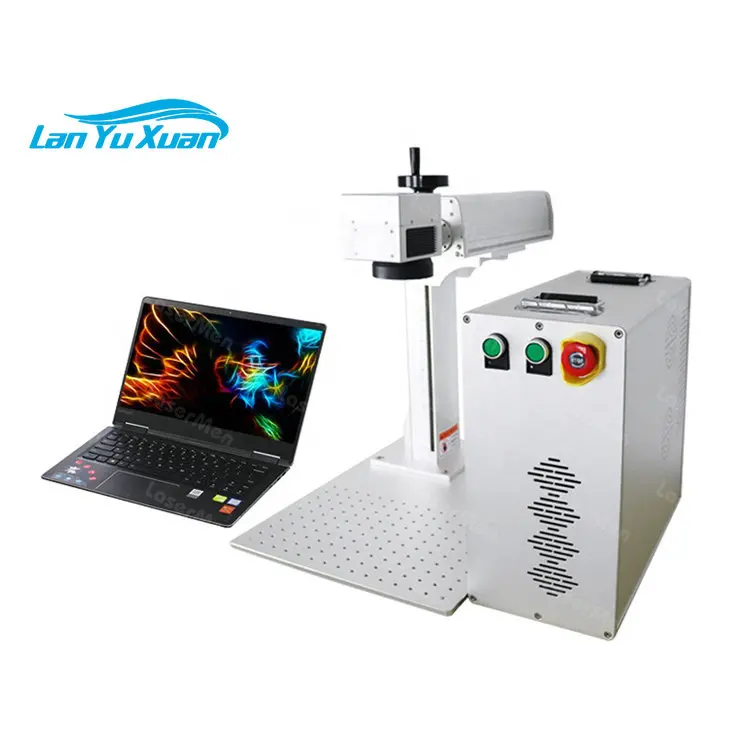 

20w 30w Jewelry silver gold brass cutting small fiber laser marking machine