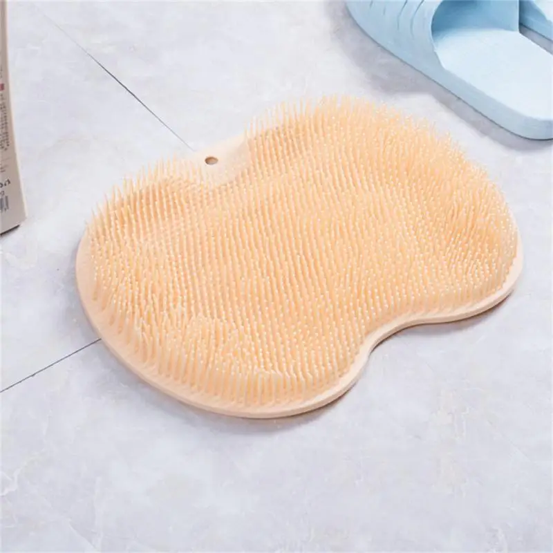 

Silicone Exfoliating Foot Wash Brush Non-slip Back Brush Foot Massage Shower Massage Brush Body Cleaning Bathing Tool 1pc