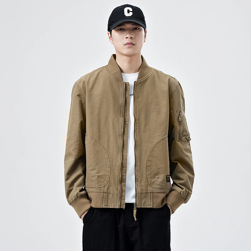 Высококачественная модная повседневная мужская куртка пальто High Street Tide