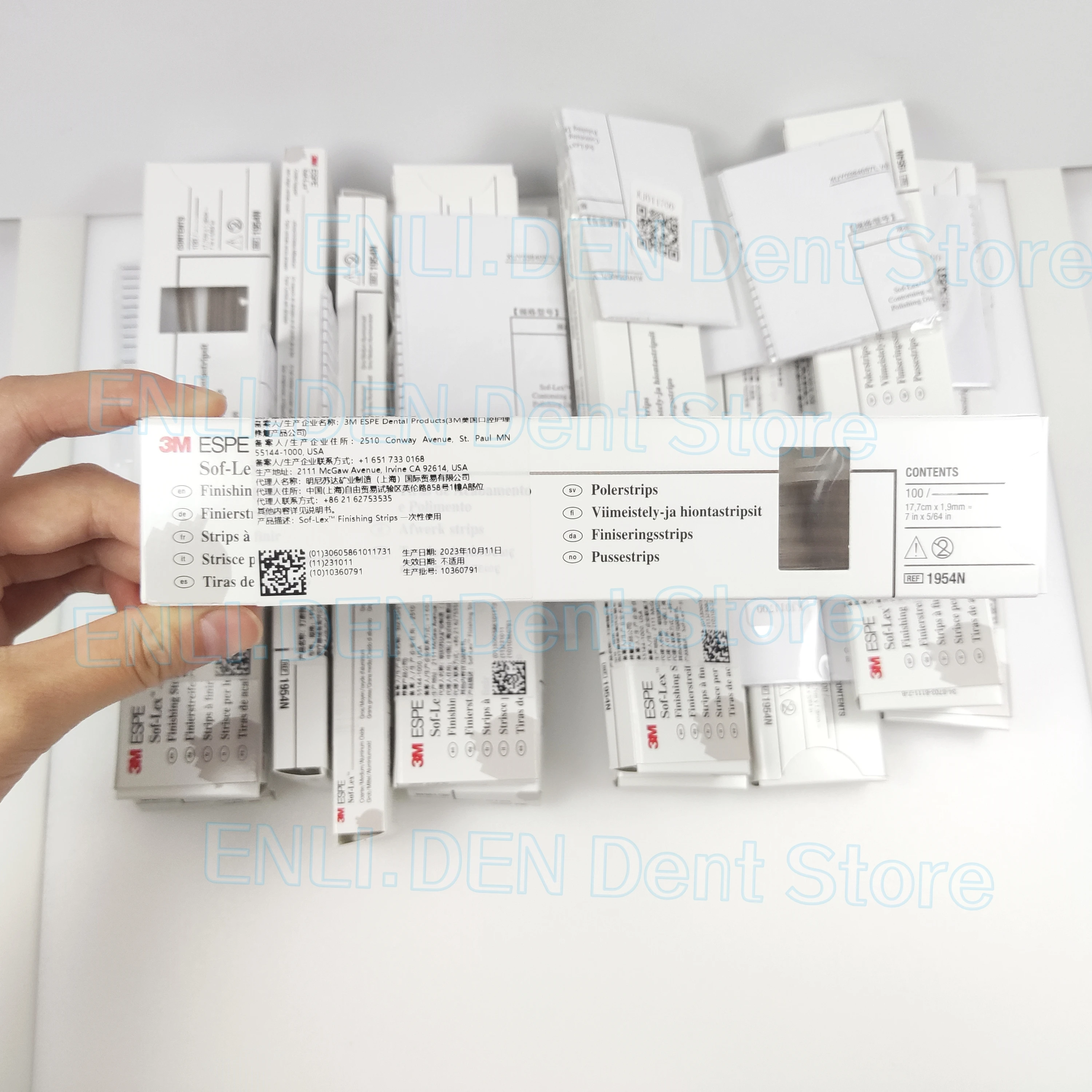 Полоски для полировки и обработки зубов 3M ESPE Sof-Lex шлифовальные диски 17 7 см * 1 9/3 9