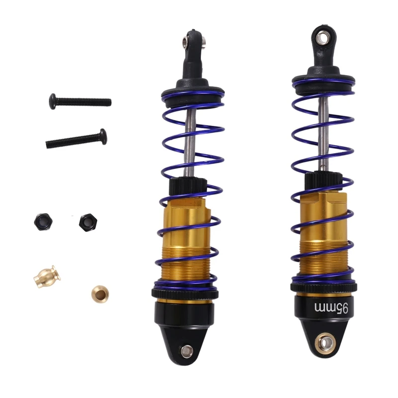 

Oil Adjustable 95Mm Metal Shock Absorber Damper Replacement For 1/10 RC Buggy Truck Short Course Rally Car Montser Truck Parts,3