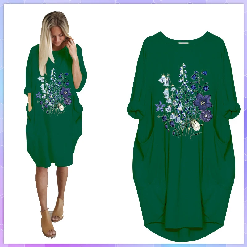 Женское мини-платье с цветочным принтом на Хэллоуин Пасхальный скелет