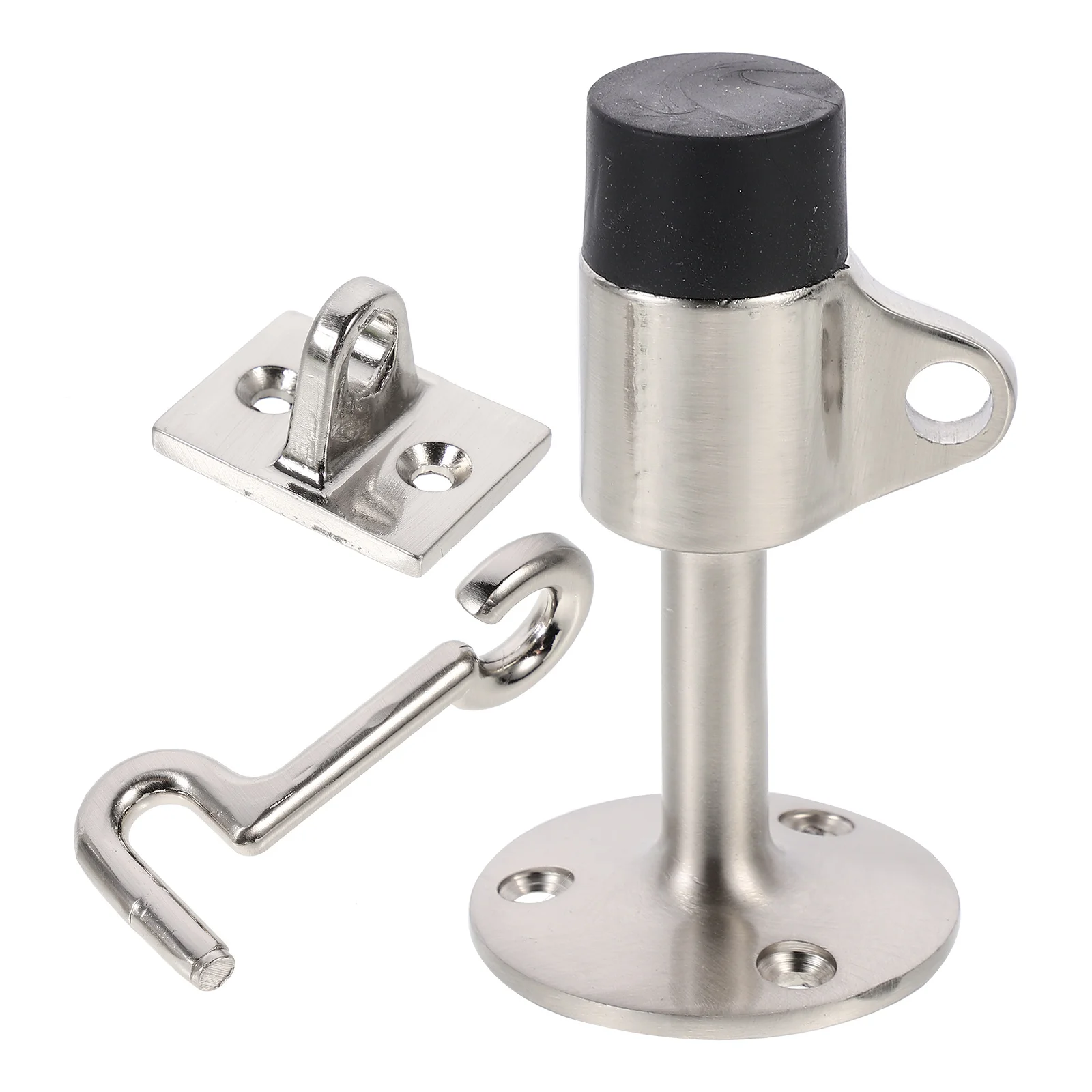 

Door Stopper Stopwindproof Wall Household Anti Collision Catch Stoppers Floor Punch Mount Non Spring Alloy Zinc Gatesteel Safety