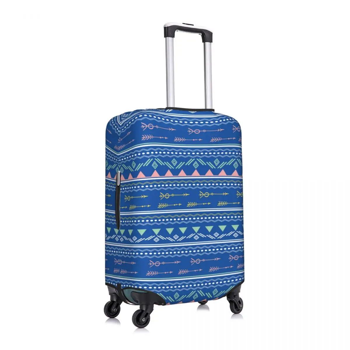 

Ethnic Pattern (5) Luggage Cover Spandex Suitcase Protector Fits 19-21 Inch