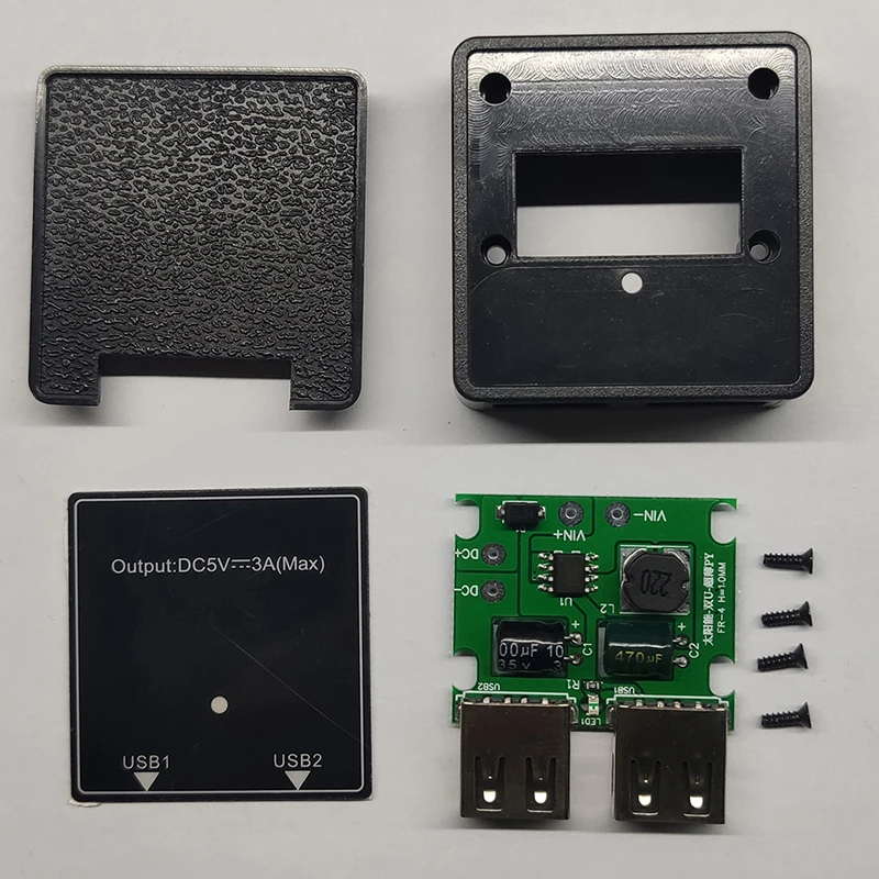 Фото Солнечная панель-пауэрбанк с двумя USB-портами, контроллер-регулятор заряда, зарядное устройство 5В 3А 4. 27*4.18*1.27см №1