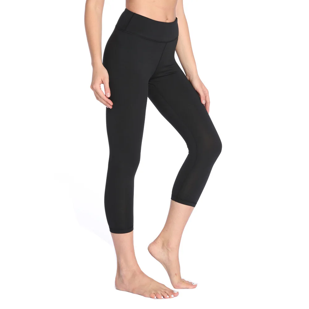 

New Yoga Pants Summer Sports Leisure Tight-fitting Quick-drying Body Sculpting Cropped Pants