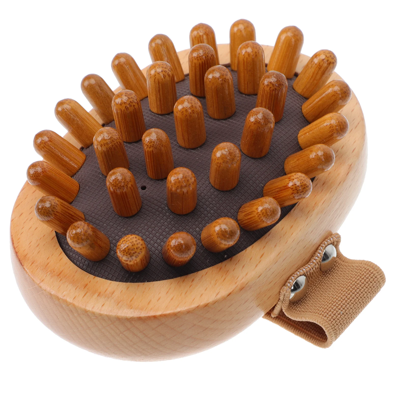 

Wooden Cellulitemassaging Meridian Brush Portable Tool Handheld Roller Tools Acupoint Airbag Wood Mushroom Comb Body Relieve