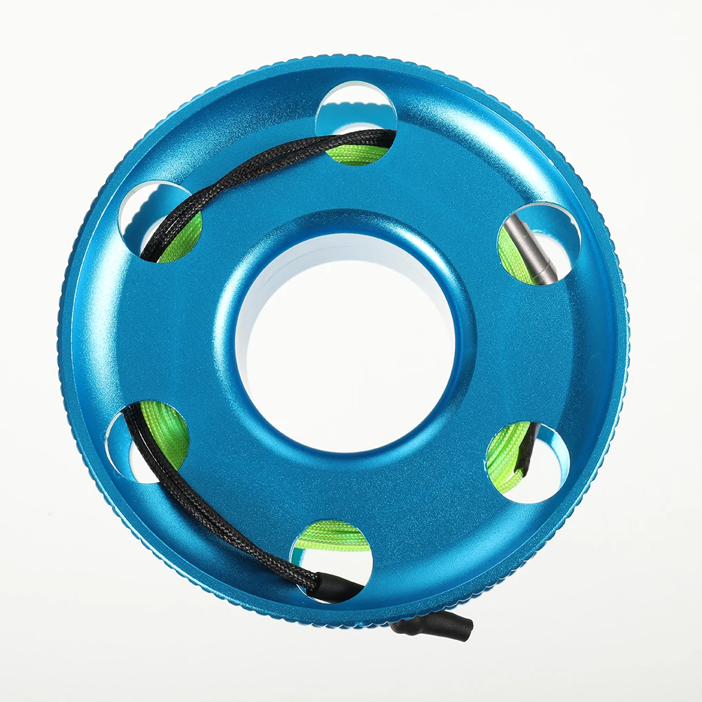 

Катушка безопасная высокоплотная веревка легкая алюминиевая катушка для подводного плавания технология катушка для водных видов спорта принадлежности для плавания синий
