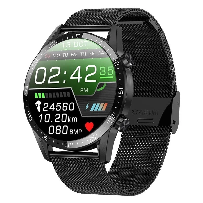 

Смарт-часы мужские с Bluetooth, пульсометром и монитором температуры