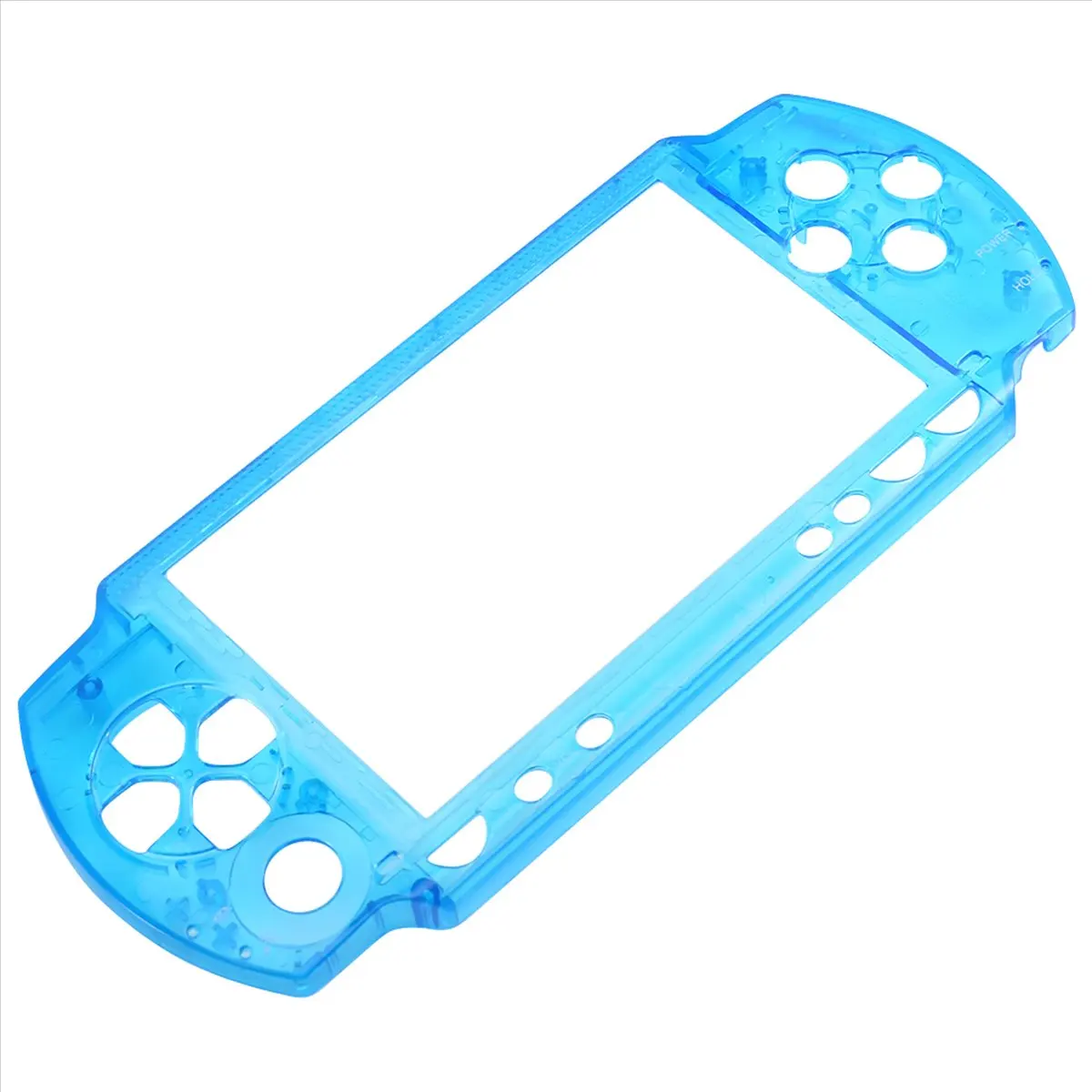 Фото Крышка верхнего корпуса SCLS для PSP1000, верхняя часть корпуса игровой консоли, передняя лицевая панель, верхний чехол, цвет: голубой (Lake Blue) №3